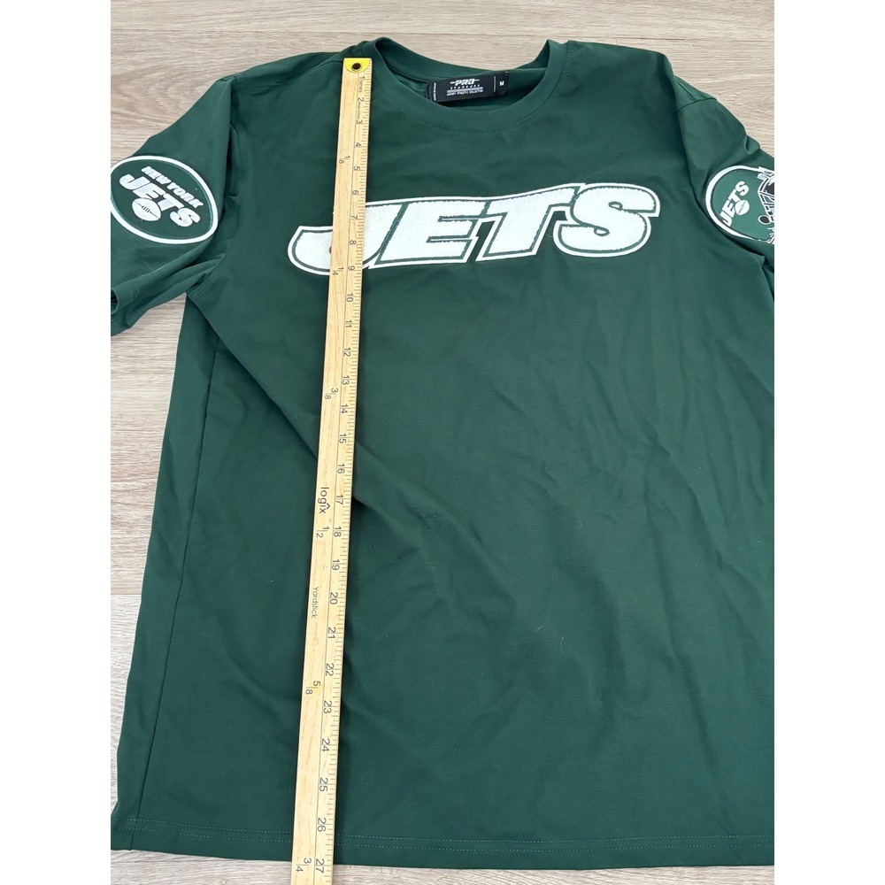 Pro Standard New York Jets T-Shirt Mens M Forest Green NFL Chenille FNJ140479 - Picture 6 of 8